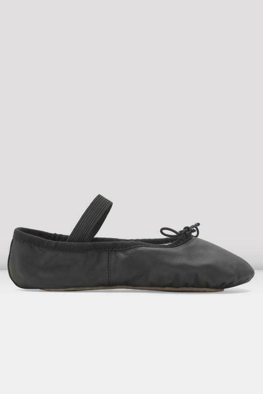Bloch Dance Toddler 7.5D Dansoft Full Sole Leather Ballet Slipper Shoe Black New - Fresh Stock Dated February 2026