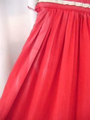 Vtg 1950s Mexican Red Silver Black 72