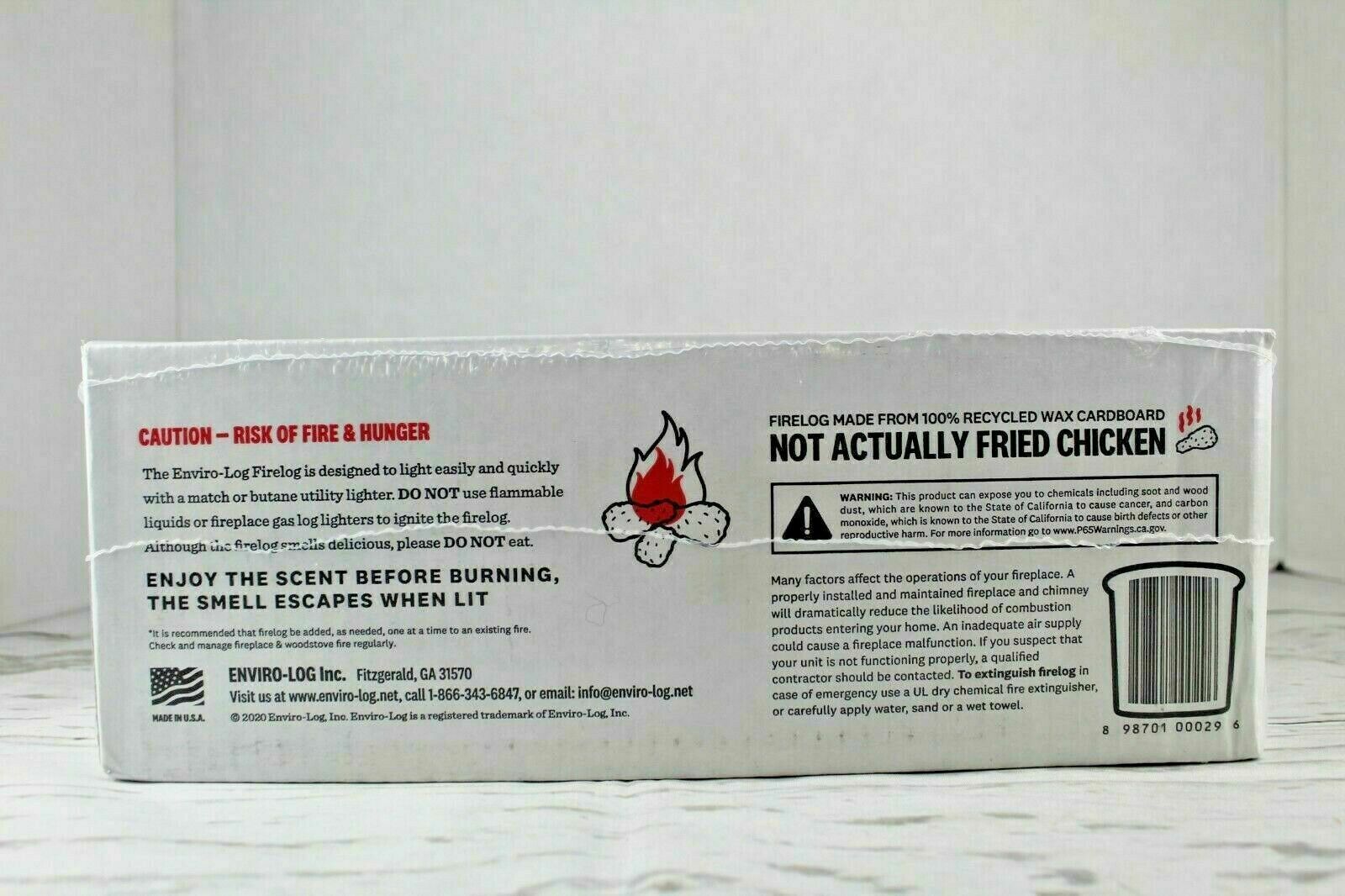 KFC Limited Edition 11 Herbs & Spices Fire Log by Enviro-Log Fire log New Sealed - Fresh Stock Dated December 2025