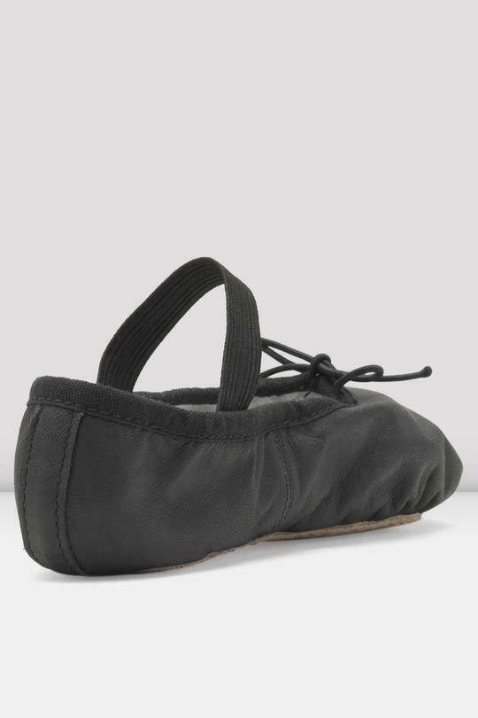 Bloch Dance Toddler 7.5D Dansoft Full Sole Leather Ballet Slipper Shoe Black New - Fresh Stock Dated February 2026