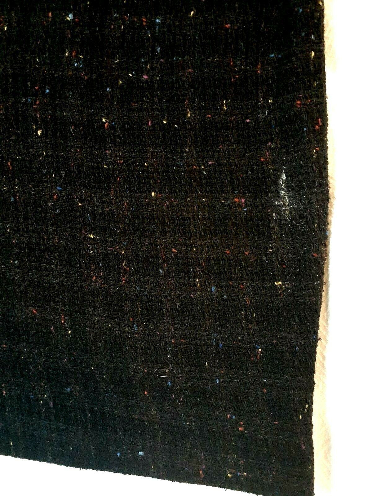 Vintage 90's Black Multi Tweed Mini Skirt - Wool Blend - Size 9 - Star C.C.C - Fresh Stock Dated February 2026