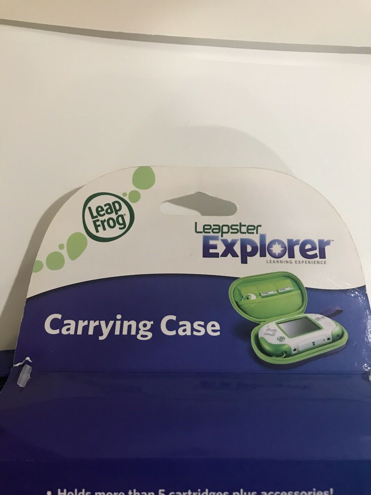 LeapFrog Leapster Explorer Carrying Case. Zippered Purple & Green. NEW - Fresh Stock Dated February 2026