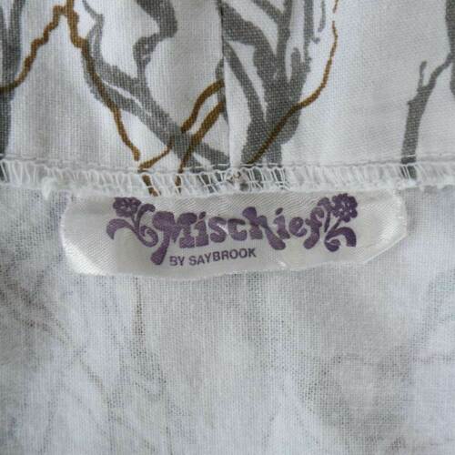 Stellar VTG 70s MGM VLV Lion Cotton Print Wrap Skirt Bold Mod Op Art Graphic M L - Fresh Stock Dated February 2026