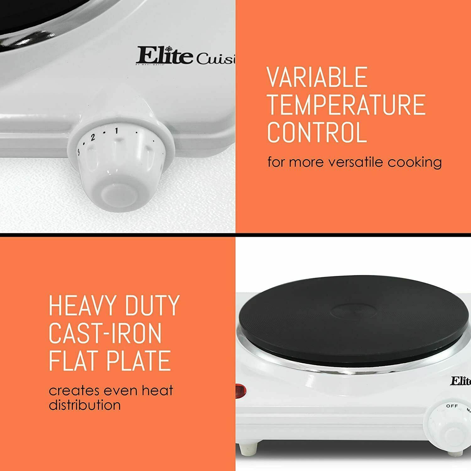 Estufas Electricas Estufa Electrica Portatil Hornilla Cocina 1000W - Fresh Stock Dated February 2026