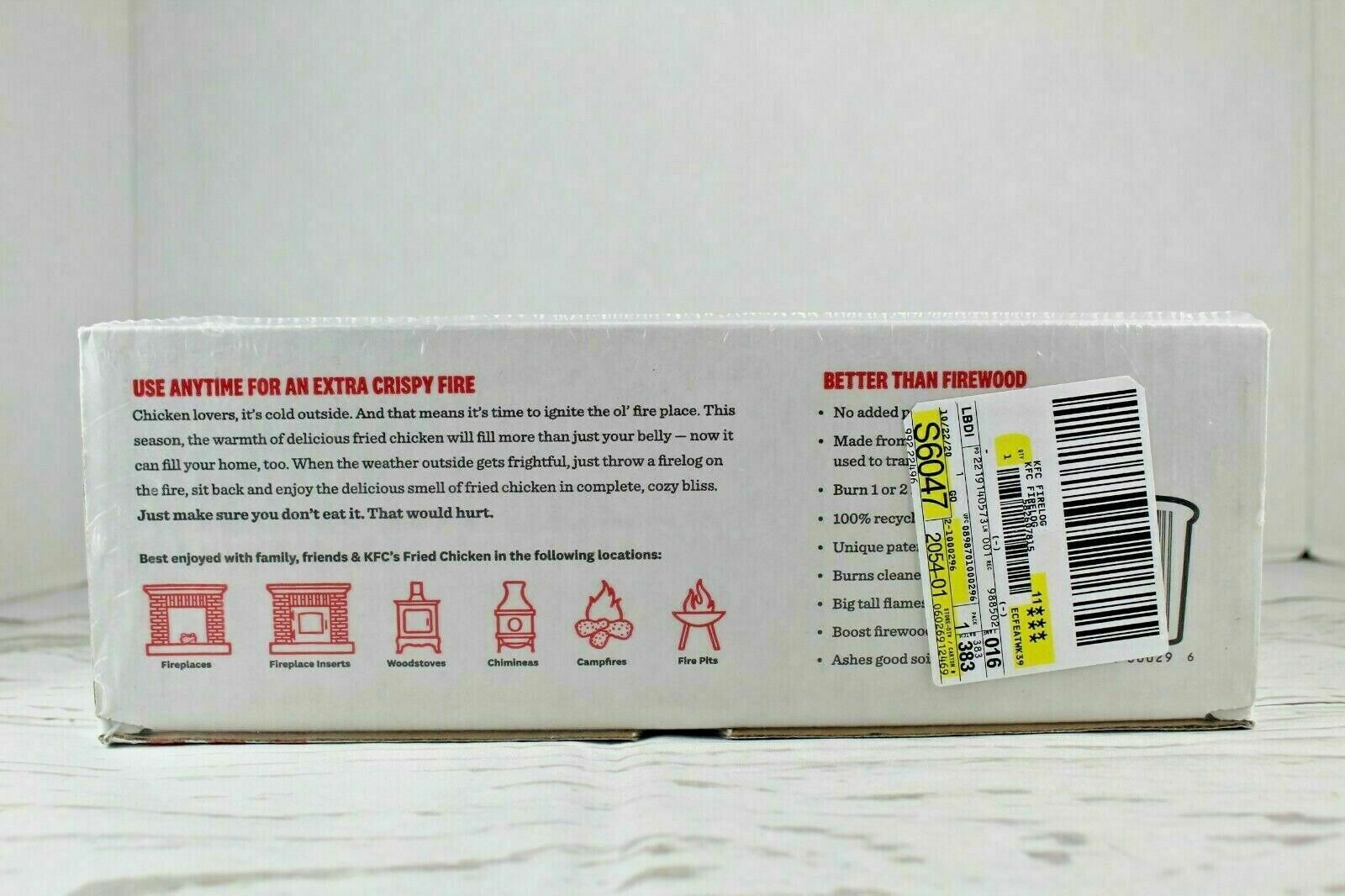 KFC Limited Edition 11 Herbs & Spices Fire Log by Enviro-Log Fire log New Sealed - Fresh Stock Dated December 2025