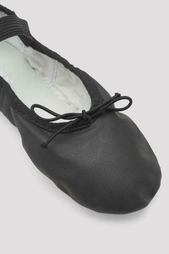 Bloch Dance Toddler 7.5D Dansoft Full Sole Leather Ballet Slipper Shoe Black New - Fresh Stock Dated February 2026