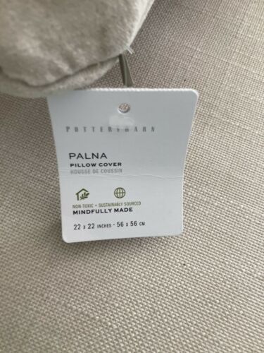 NWT Pottery Barn Palna 22” pillow cover Multi Colored Print - Fresh Stock Dated December 2025