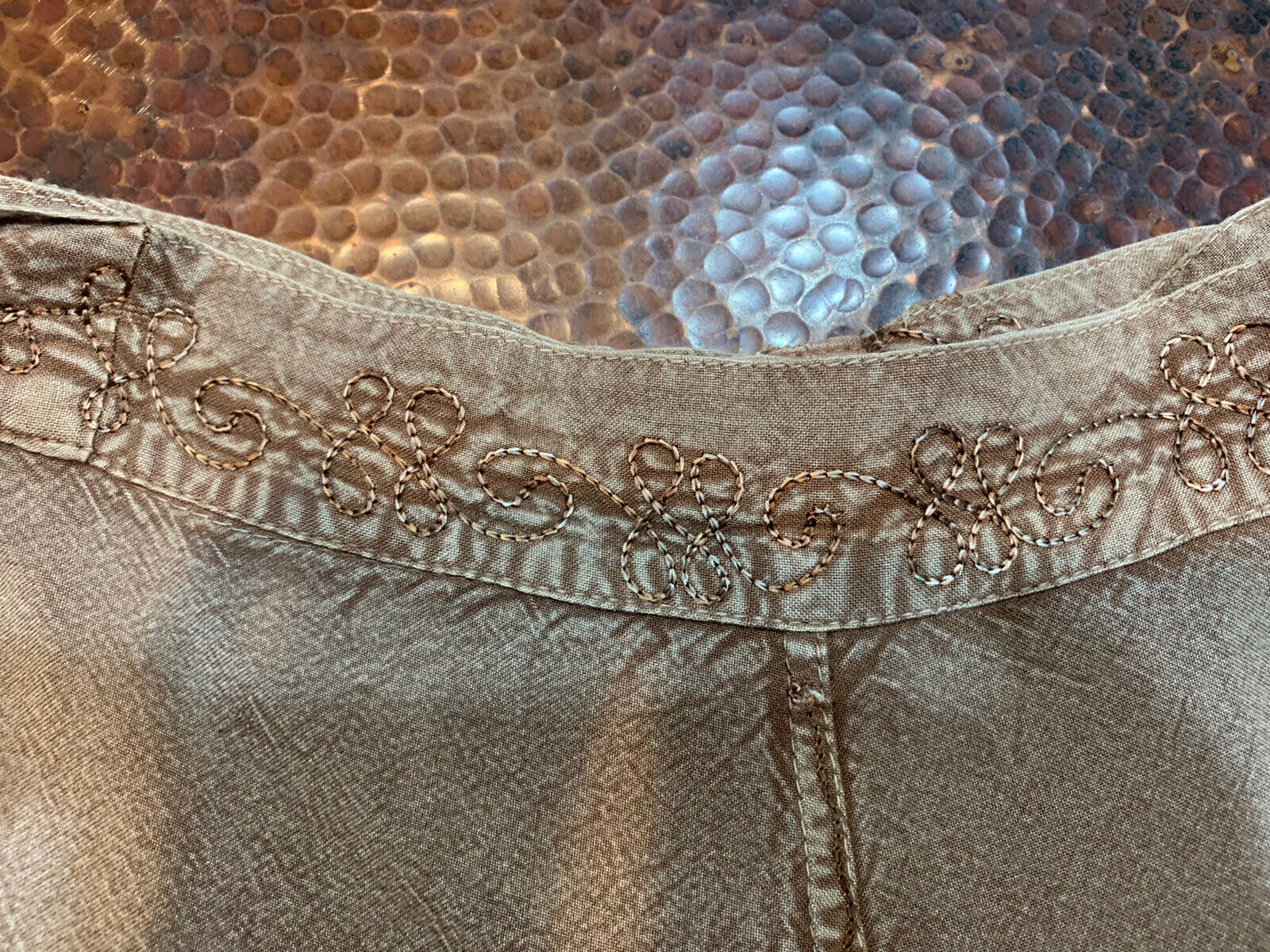 Shore Line NEW Beige 2-Piece Wrap Embroidered Skirt & Halter Top One Size - Fresh Stock Dated March 2026