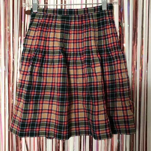 Vintage LS Ayres Plaid Kilt Wool Wrap Skirt Buckle Made in Scotland Rock - 00 - Fresh Stock Dated March 2026