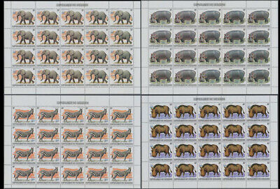 MOMEN: BURUNDI SC #589a-601a 1982 1983 EMBLEM SHEETS WILDLIFE MNH OG LOT #60807 - Fresh Stock Dated December 2025