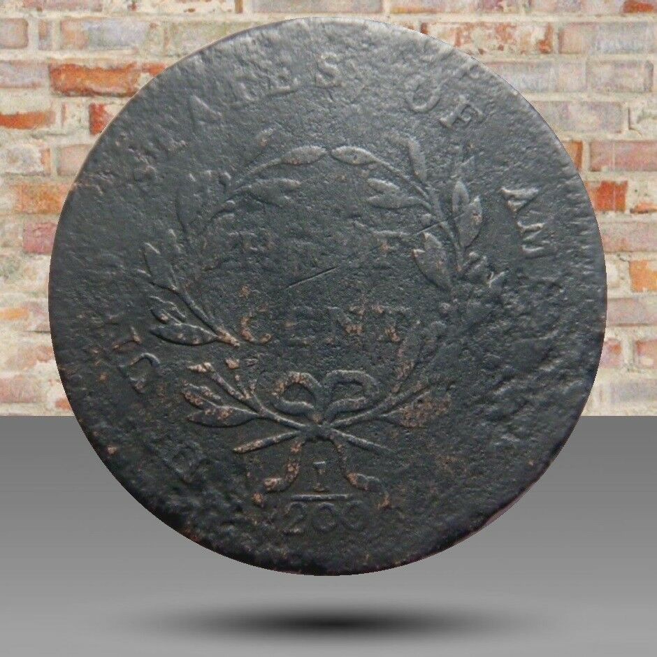 Half cent/penny 1797 incredible triple-struck obverse double-struck reverse WOW - Fresh Stock Dated December 2025