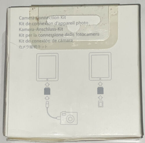 Genuine Apple iPad Camera Connection Kit MC531ZM/A (A1362 & A1358) NEW Sealed - Fresh Stock Dated February 2026