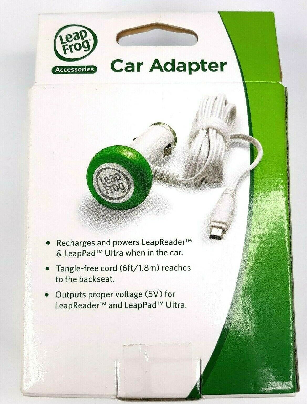 LEAP FROG Car Adapter Works with LeapPad Ultra LeapReader New Genuine in Box - Fresh Stock Dated February 2026