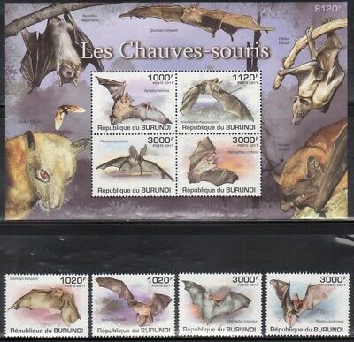Burundi Animals Stamp Lot - 7 Complete Mint NH Sets - Fresh Stock Dated December 2025