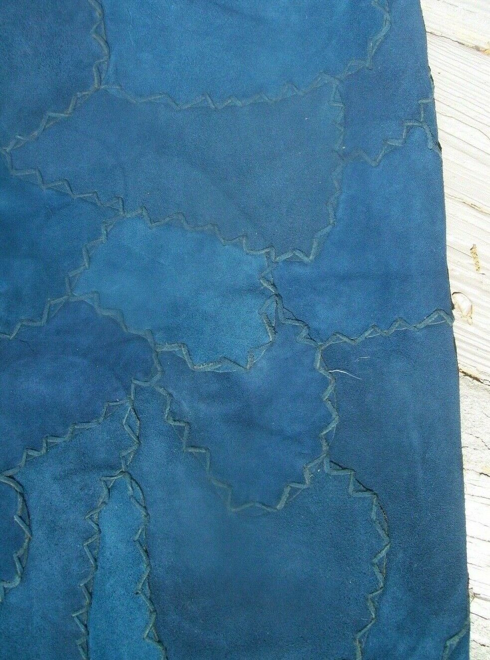 Leather Skirt Hippie Western Boho Mexico ropa de piel NOS c.1970's vintage - Fresh Stock Dated February 2026