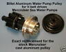 BILLET PULLEY SEA WATER PUMP MERCRUISER BRAVO INBOARD  52822 5-1/2