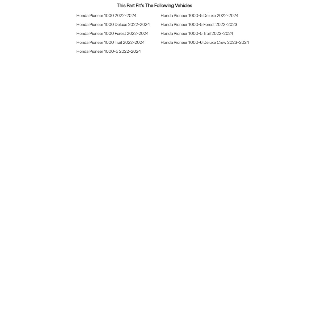 DEI Heat Shield Kit For Honda Pioneer 1000-5 2022-2024 - Fresh Stock Dated February 2026