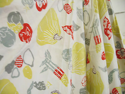 vintage 50's BOBBIE BROOKS circle skirt vegetable print great colors - Fresh Stock Dated February 2026