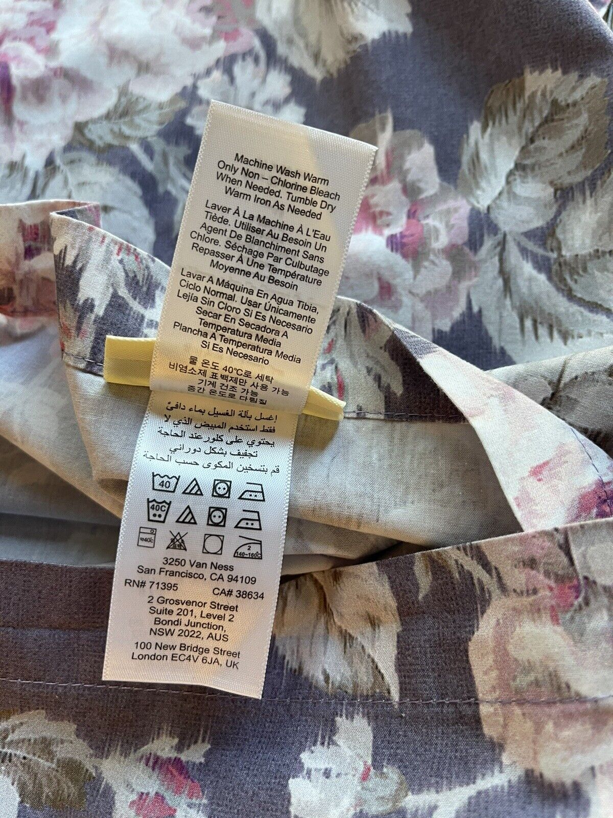 POTTERY BARN KIDS Yvette Floral Standard Sham - Lavender - EXCELLENT CONDITION - Fresh Stock Dated February 2026