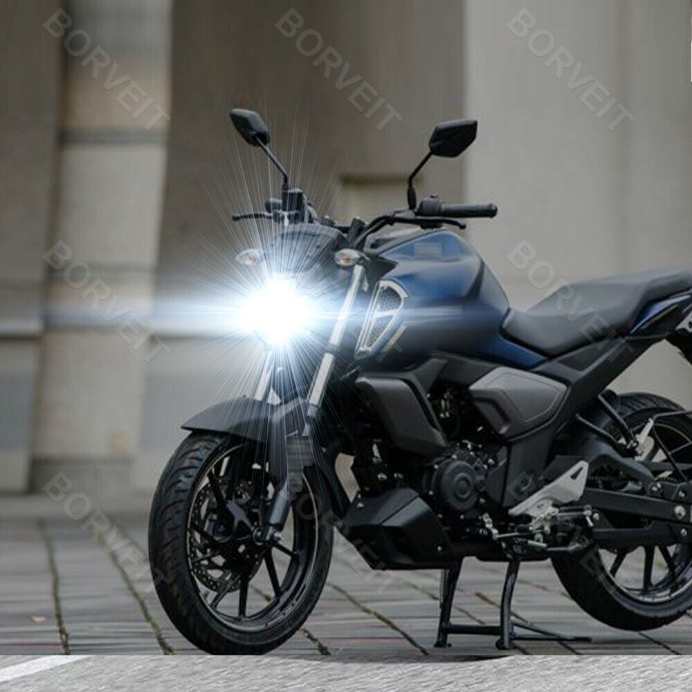 2x H7 6000K White LED Headlight Bulbs Kit For Kawasaki Ninja 650R 2006-2020 - Fresh Stock Dated February 2026