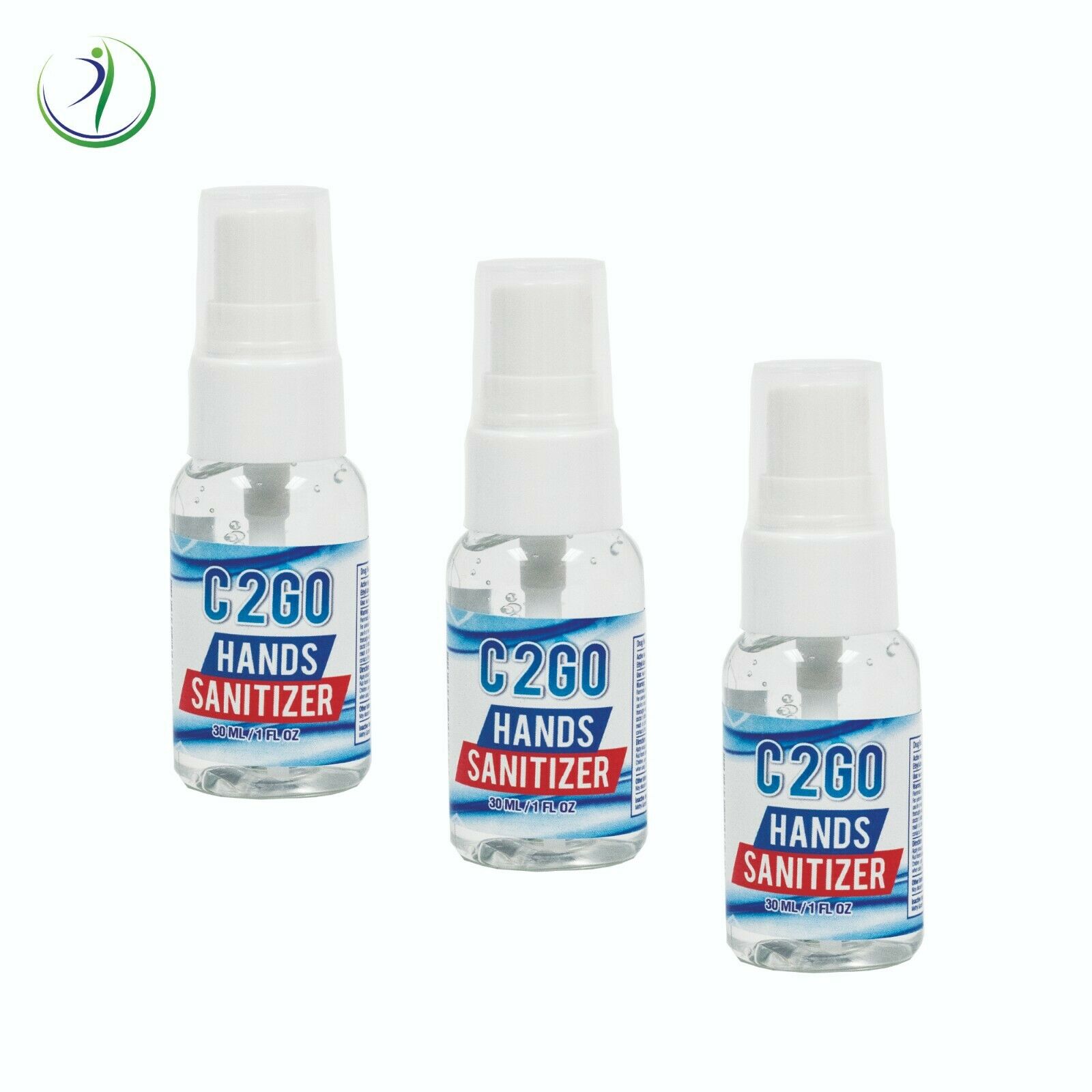 20 Hand Sanitizer 70% Alcohol Gel Disinfectant Cleaner Antimicrobial Pump Spray - Fresh Stock Dated February 2026