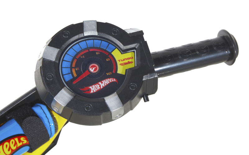 12 Inch Boys Hot Wheels Kids Bike with Rev Grip Blue - Fresh Stock Dated December 2025