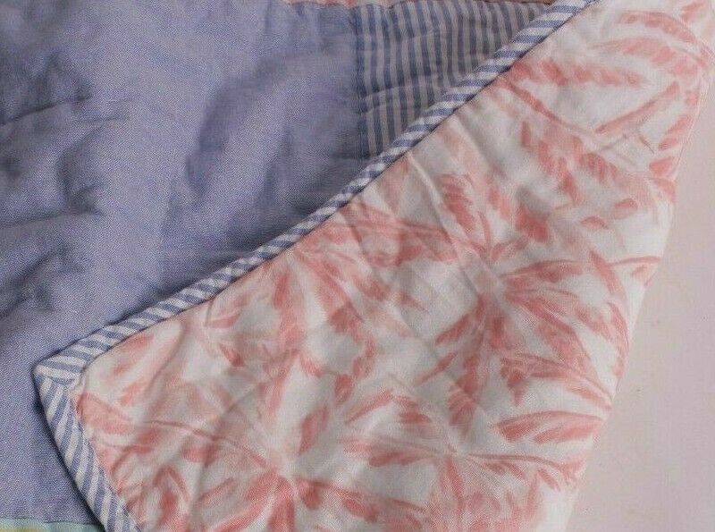 New Pottery Barn Kids Emmie Surf euro sham, blue pink - Fresh Stock Dated December 2025