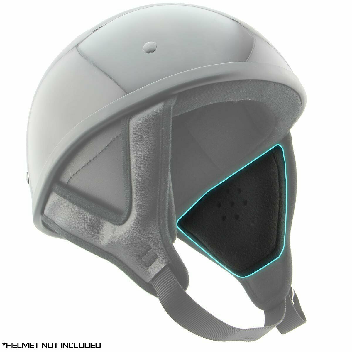 Outlaw Helmets Half Helmet Audio Speaker Ear Insert Pads - Fresh Stock Dated December 2025