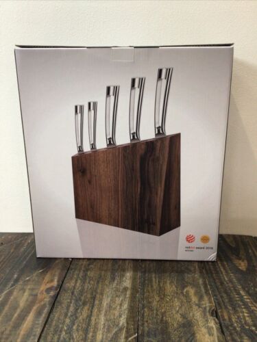 CANGSHAN Knife Set with Block - New in open box - Fresh Stock Dated December 2025