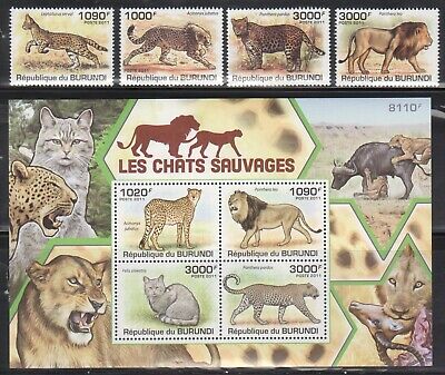 Burundi Animals Stamp Lot - 7 Complete Mint NH Sets - Fresh Stock Dated December 2025