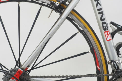 2010 De Rosa King 3 Road Bicycle Size Large Carbon Fiber Campagnolo Record 2x10 - Fresh Stock Dated February 2026