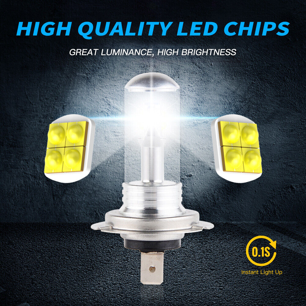 H7 LED Headlight Kit For Aprilia SL1000 Falco 00-04 Tuono 1000 R Factory 04-05 - Fresh Stock Dated February 2026