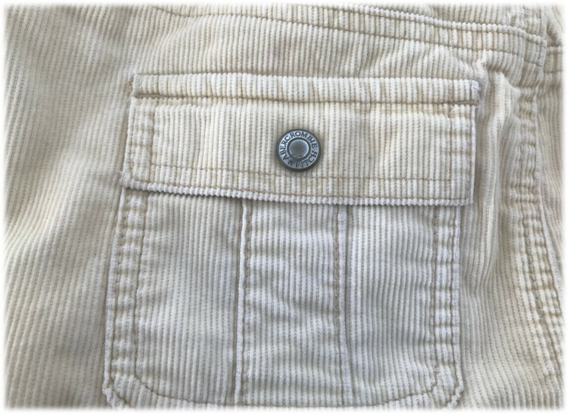 Vintage (1966-1972) Abercrombie And Fitch Corduroy Micro Mini Skirt W. Belt MOD! - Fresh Stock Dated February 2026