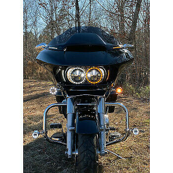 LED Windshield Trim Black w/ Run & Turn Signals 2012 CVO Softail Convertible - Fresh Stock Dated February 2026
