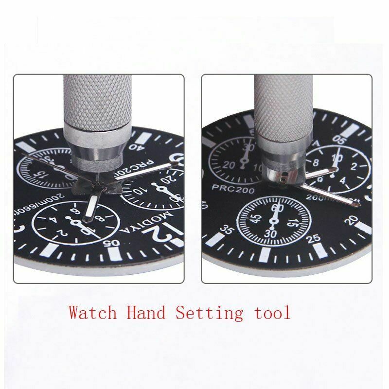 Watch Hand Removing Setting Tools Delicate 12 Tips Stainless Steel Movement Kits - Fresh Stock Dated February 2026