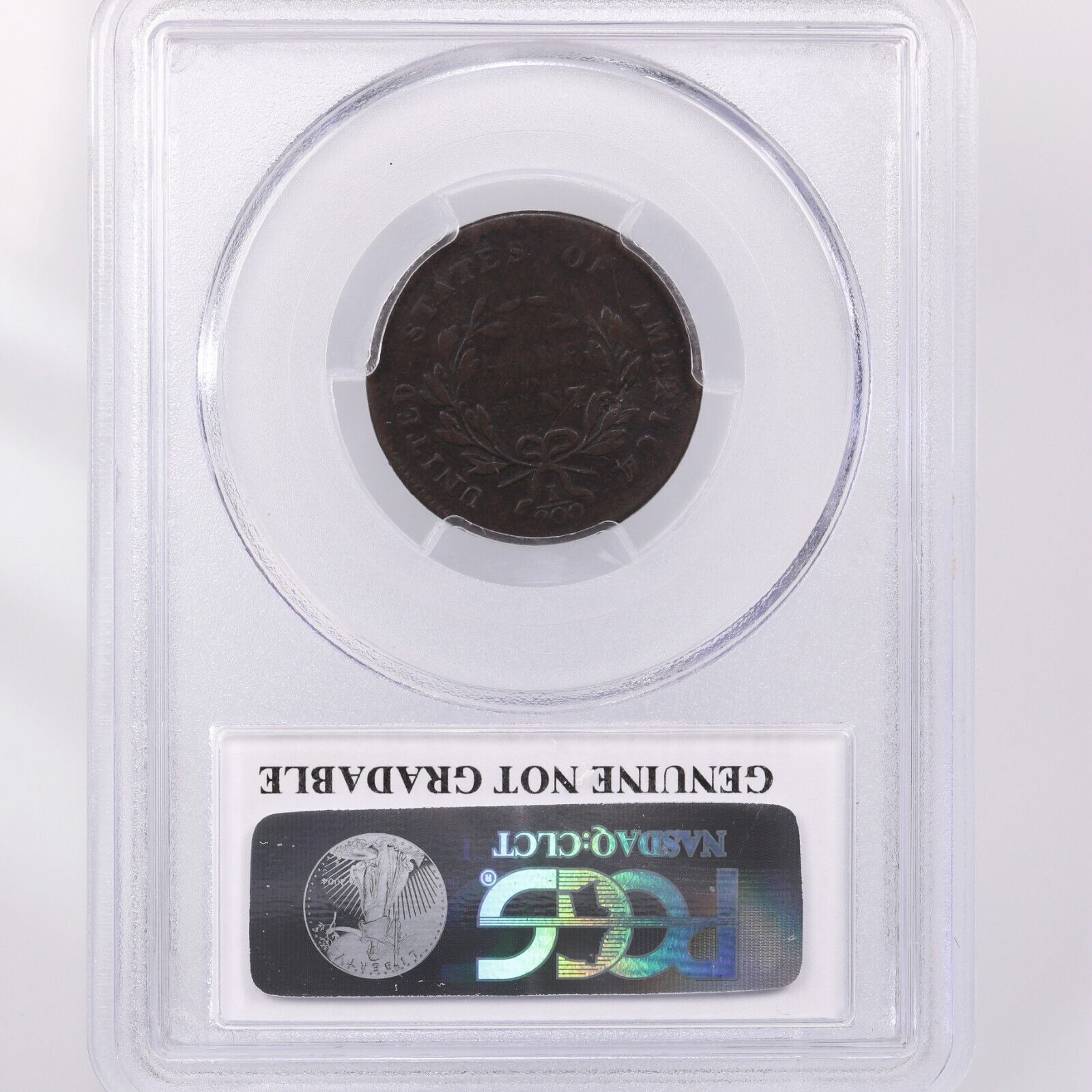 1797 Liberty Cap 1/2C 1 Above 1 PCGS Certified F Details Damage - Fresh Stock Dated February 2026