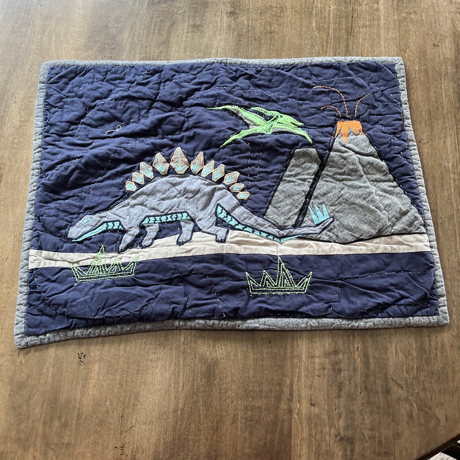 POTTERY BARN KIDS WARREN DINOSAUR Standard Pillow Sham 20