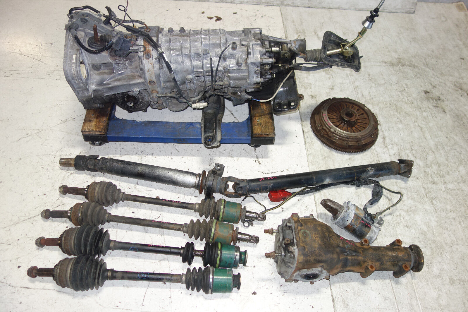 JDM Subaru Impreza Wrx STi 6speed Awd Transmission Starter Axles Differential V7 - Fresh Stock Dated February 2026