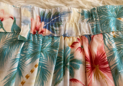Susan Bristol Button Front Maxi Skirt Tropical Print Size 8 Preowned - Fresh Stock Dated February 2026