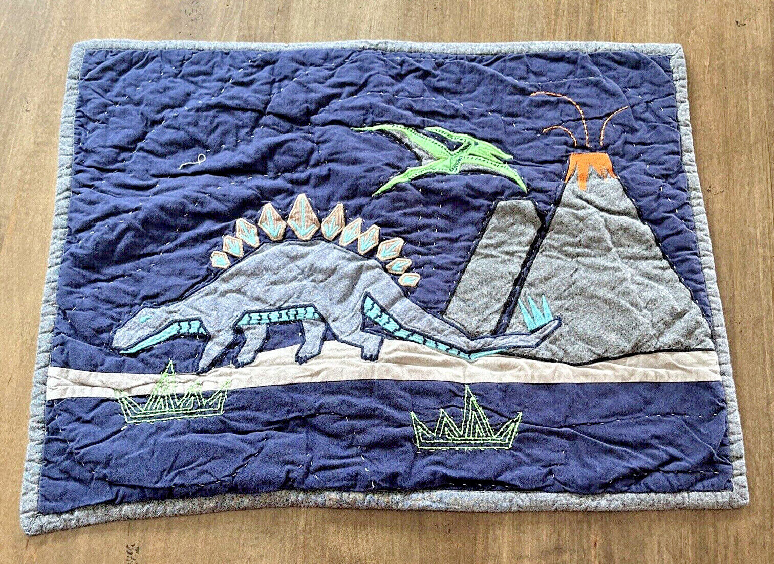 POTTERY BARN KIDS WARREN DINOSAUR Standard Pillow Sham 20