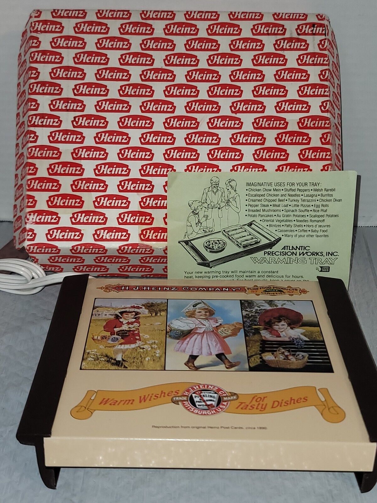 Vintage HJ Heinz Co Warm O Tray Hot Plate Electric Model 30T Tested Works w/Box - Fresh Stock Dated February 2026