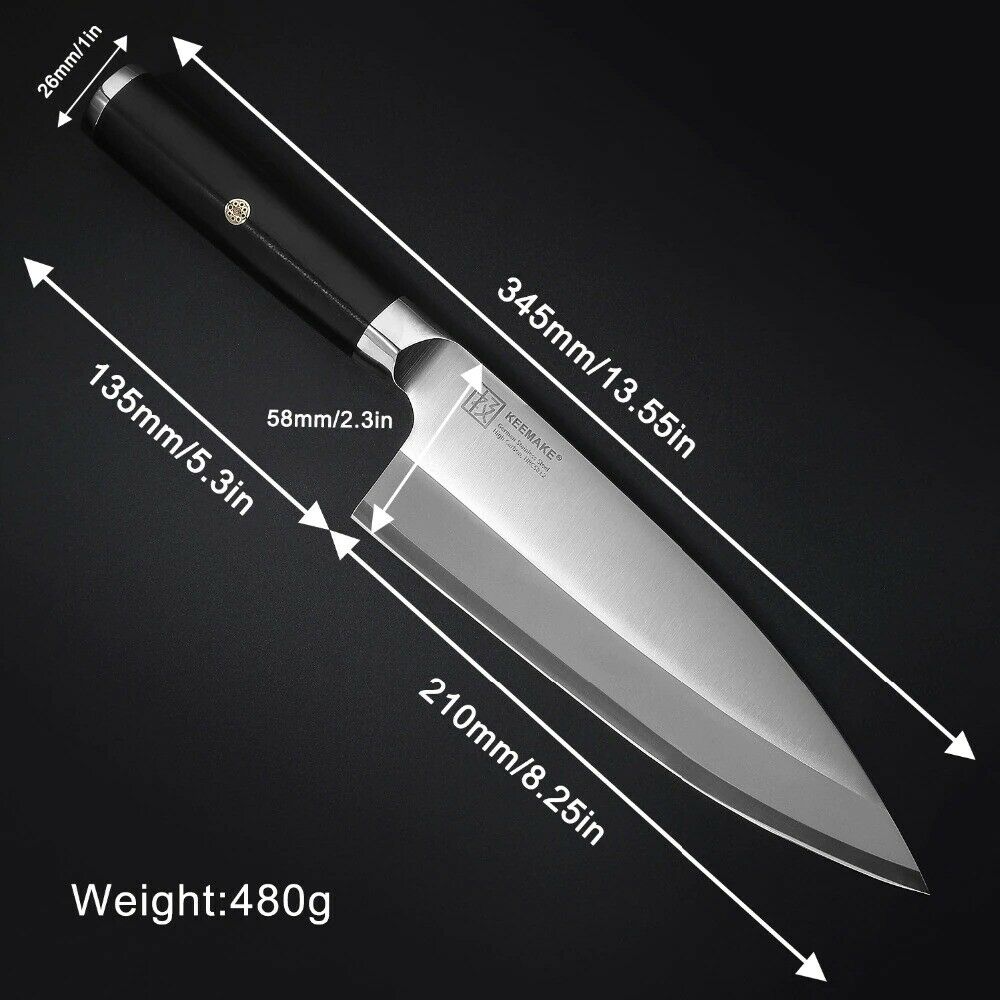 Japanese Kitchen Knife Stainless Steel 8