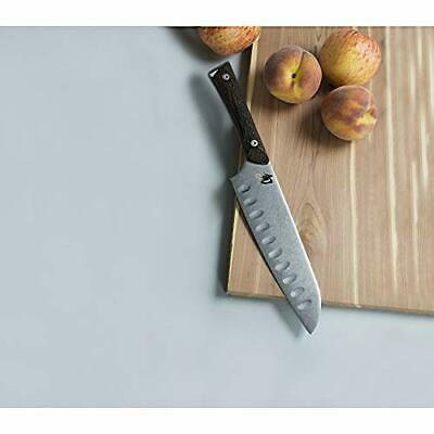 Shun Kanso Santoku 7 Inch Hollow Ground Premium Stainless Steel Blade and Woo... - Fresh Stock Dated December 2025