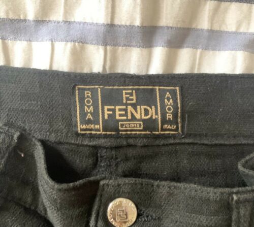 Black Vintage Fendi Zucca Skirt - Fresh Stock Dated February 2026