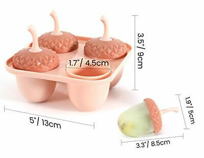 Ice Pop Maker, Funny Acorn Model Food Grade Silicone Popsicle Makers, Family - Fresh Stock Dated February 2026