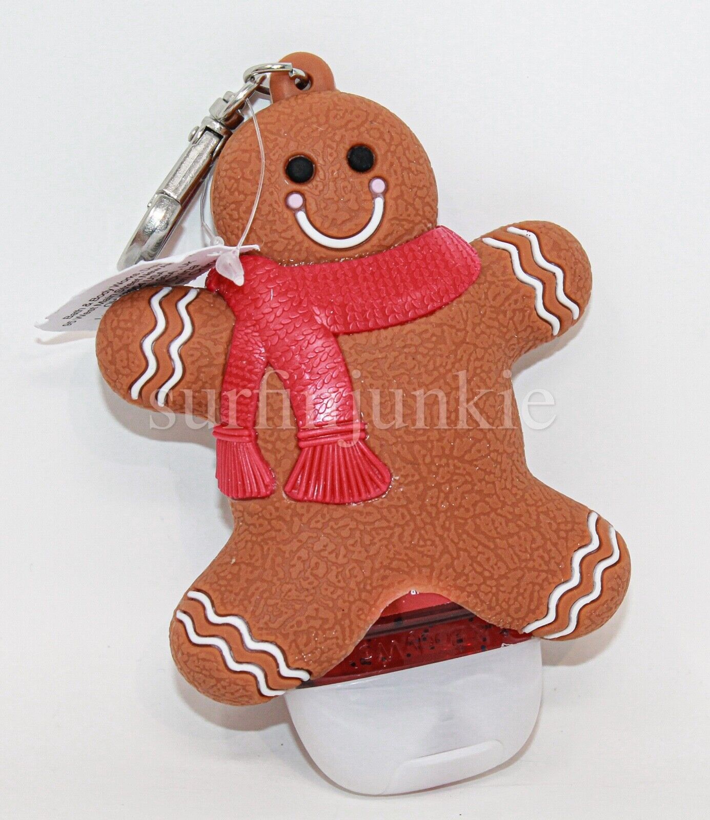 Bath & Body Works Pocketbac Holder Antibacterial Gel Gingerbread Man Christmas - Fresh Stock Dated December 2025
