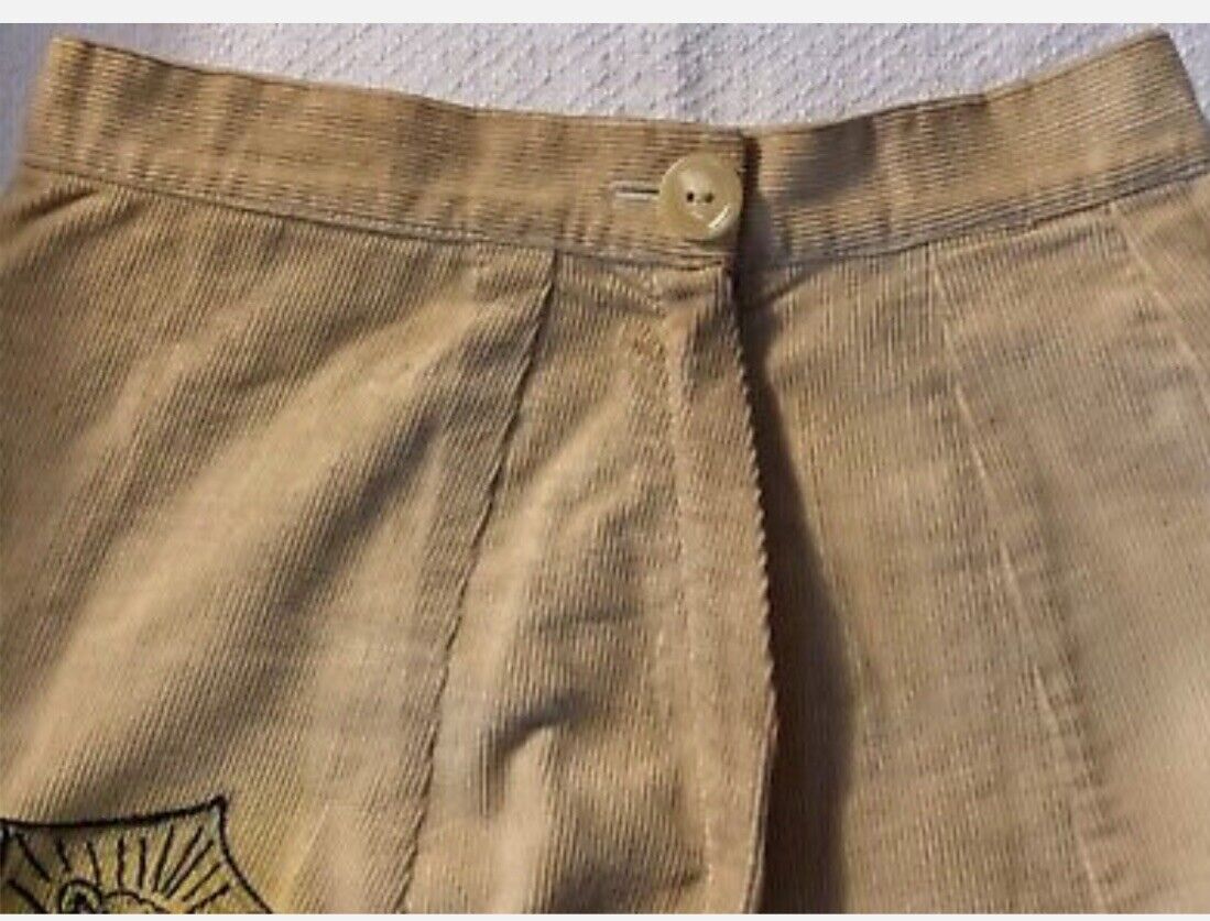 VINTAGE 1956 MARION GIANTS HIGH SCHOOL INDIANA SENIOR CORDS SKIRT ALL ORIGINAL - Fresh Stock Dated March 2026