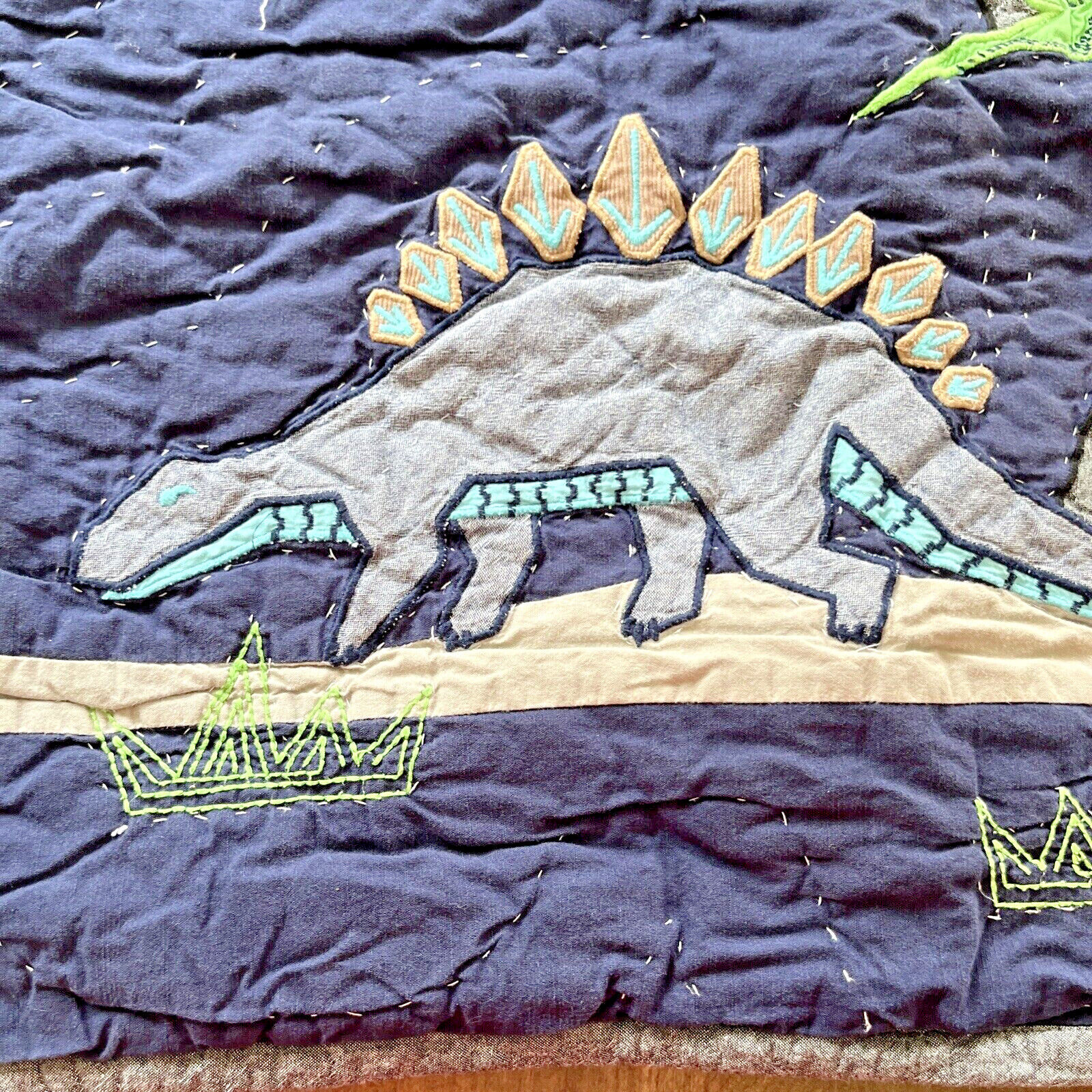 POTTERY BARN KIDS WARREN DINOSAUR Standard Pillow Sham 20