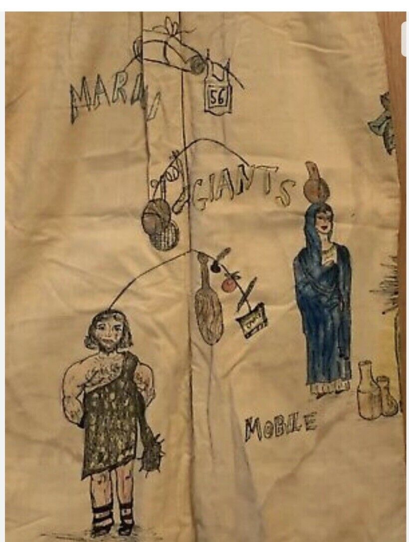 VINTAGE 1956 MARION GIANTS HIGH SCHOOL INDIANA SENIOR CORDS SKIRT ALL ORIGINAL - Fresh Stock Dated March 2026