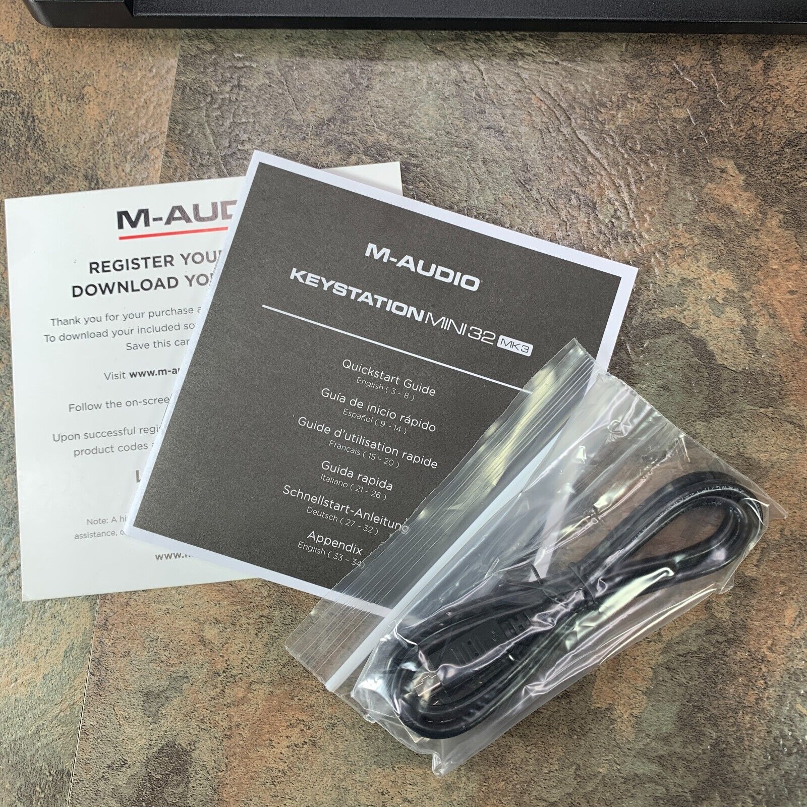 M-Audio Keystation Mini 32 MK3 32 Key Midi USB Keyboard Controller - Fresh Stock Dated February 2026